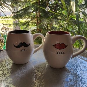 Ray Dunn his and her mug set